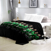 Dallas Stars Hockey Team Flannel Fleece Throw Blanket